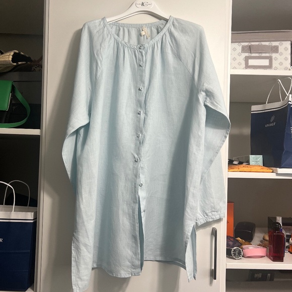 Eileen Fisher Tops - Eileen Fisher, Size L, light blue